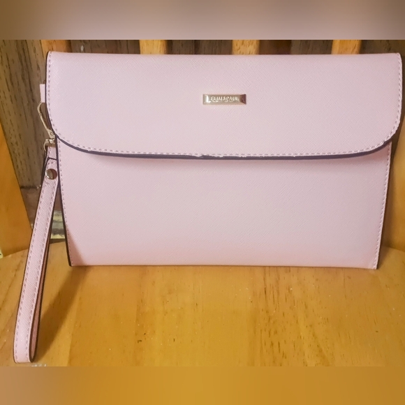 Elim & Paul 3 Piece Tote, Clutch & Wallet Set~Soft Pink - Picture 3 of 4